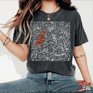 Paramore Music K7 Tour 2024 Unisex Shirt Unisex Cotton Shirts Everyday Tee – Cotton Tee You’ll Keep Basic All Fit Style