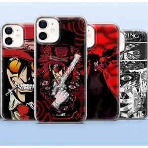 Popular Manga Cool And Unique Style H-Hellsing Phone Case,For iPhone 17/16/15/14/13/12/11/Pro/ProMax/Plus/17Air/16,17E,Samsung S26/S25/S24/S23/S22/S21/Ultra/Plus/FE/S25Edge,Transparent Silicone Soft case,Lightweight Cover,Gift for Easter Day,Halloween