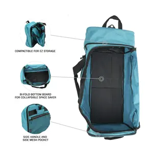 Large Collapsible Rolling Duffel 28 in Travel Bag with Versatile Design for Everyday Use