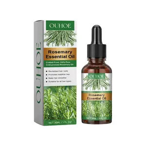 OUHOE Rosemary Dense Hair Oil Hair Repair & Strengthening Moisturizing Hair Root Thickening Smoothing Conditioning Essential Oils Haircare Rosemary Mint Strengthening Hair Oil
