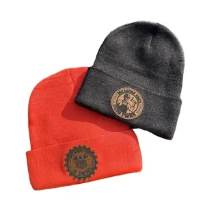 BigThree Apparel Blue Collar Trade Beanie PART 1/2 DESIGNED FOR YOUR TRADE Winter Wardrobe Essential Accessory Leatherette Material