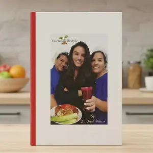 Valencia Lifestyle by Dr. Valencia | Bilingual Wellness Book (English/Spanish) + 28-Day Meal Plan for Healthy Living & Nutrition Guide