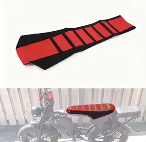 Seat Cover Electric Dirt Bike For KTM Honda Yamaha 50cc Surron Ultra Bee Q20 Yozma IN10 Motorcycle Universal Anti-slip Stripes