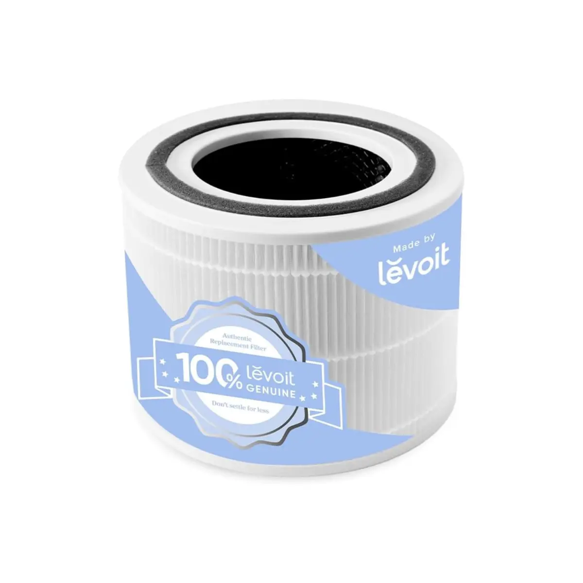 Levoit Core 300-P Air Purifier Replacement Filter, Genuine Air Filters | AHAM VERIFIDE, Supports HEPA Sleep Mode, Activated Carbon, Removes Smoke Odor, Allergens, Pet Hair, Core 300-RF, 1 Pack