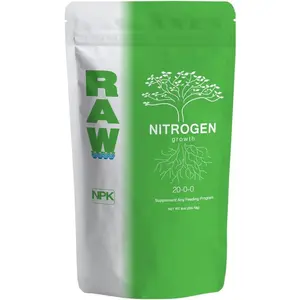 NPK RAW Nitrogen (20-0-0) – 8 oz | Concentrated Plant Nitrogen Supplement for Veg Growth & Chlorophyll Production