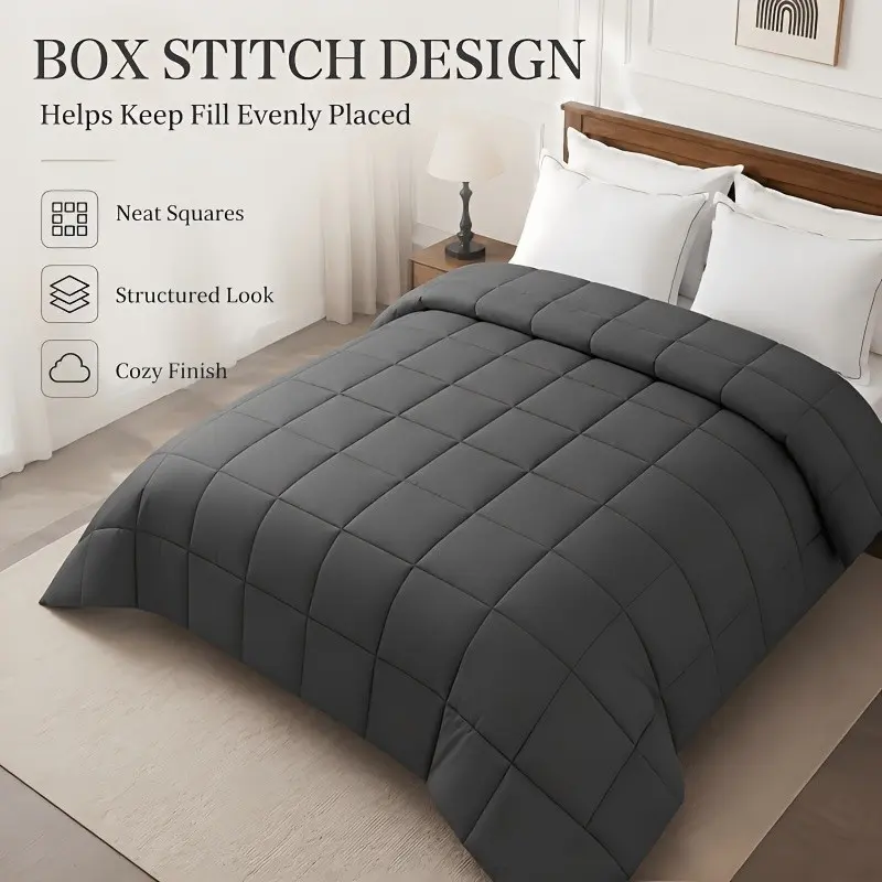 Comforter, Checkered Quilt, Bedding, Quilted Blanket