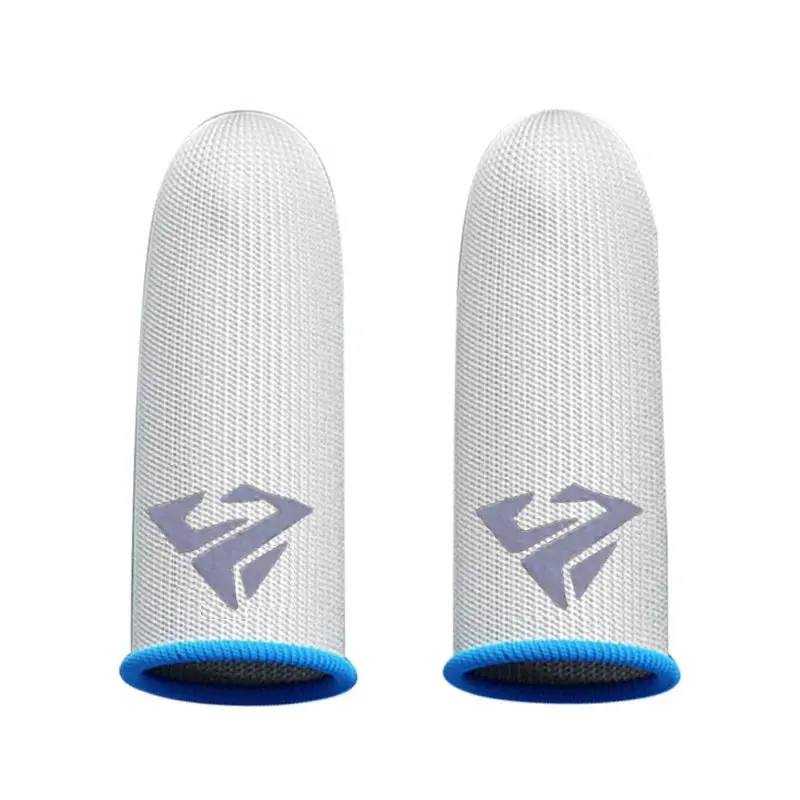 1 Pair Gamer Finger Sleeves Sweatproof Gamer Finger Covers Touch Screen Fingertips Sleeve for Mobile Game