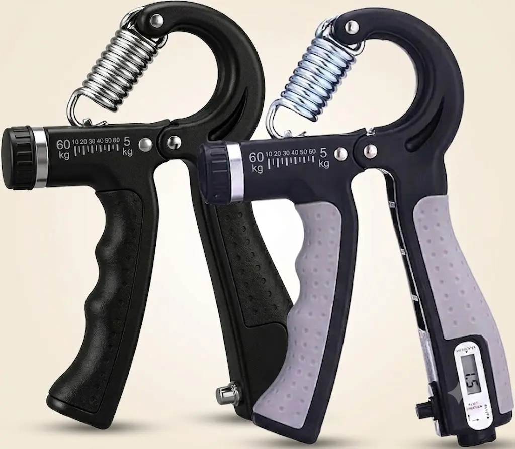 Grip Strength Trainer (2 Pack), Forearm Strengthener, Hand Grip Gripper Strengthener, Hand Strengthening Devices, Forearm Exerciser, Finger Wrist Strengthener, Exercisers Squeezers for Strength