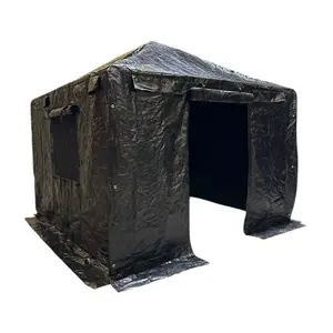 Universal 10’ x 10’ Heavy Duty Winter Cover for Tall Hard Top Gazebo – Black