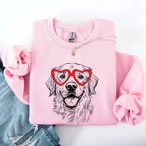 Golden Retriever, Pet, Dog Breed, Valentine's Sweatshirt 207
