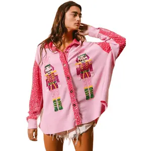 Nutcracker Embroidered Top