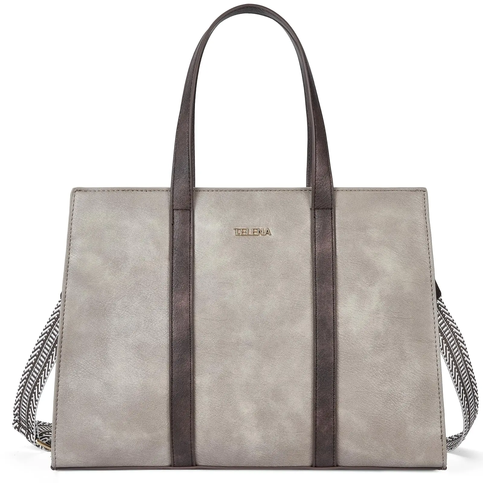 grey With Dark Coffee