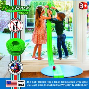 Electric Green FlexTrack 5000 Flexible Race Track
