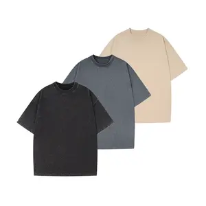 Oversized Vintage Streetwear Cotton T-Shirts Solid Colors Summervibe's Men Women's Wear Summer Tops Baggy Crewneck Loose Fits Style 100% Pure Plant Dyed Comfortable Soft Breathable Shirt Summervibes