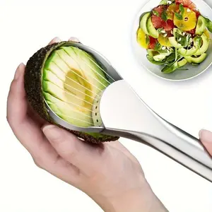 Avocado Slicer, Multifunctional Avocado Cutter, Handheld Avocado Peeler, Fruit & Vegetable Cutter, Kitchen Utensils & Gadgets, Durable Vegetable Slicer, Cover