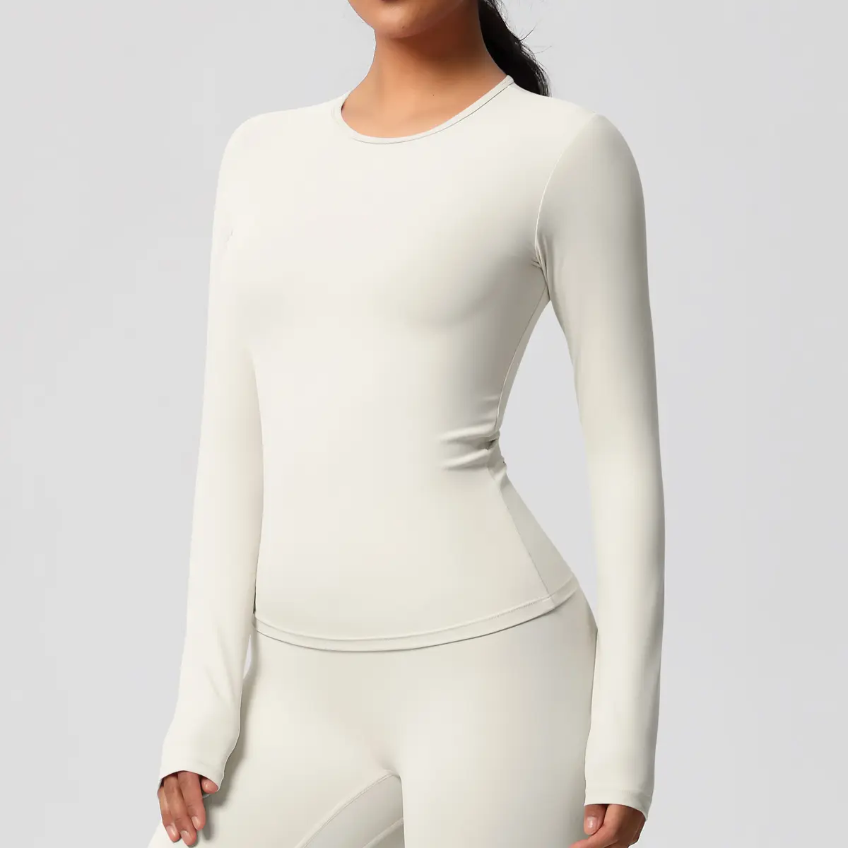 7102 Long Sleeve   Light Ivory