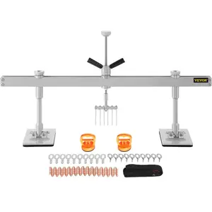 fathersdaygift VEVOR Dent Pull Lever Bar Kit Fit for Both Aluminum and Steel Dent Pulling (33INCH/850MM)