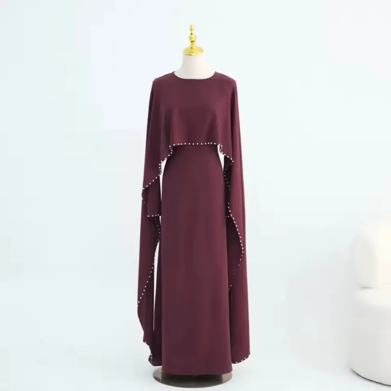 Women’s Pearls Drape Abaya