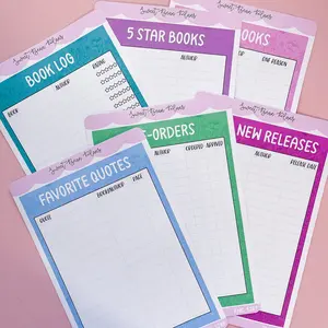 2026 Reading Tracker Bundle Stickers Individual Pages