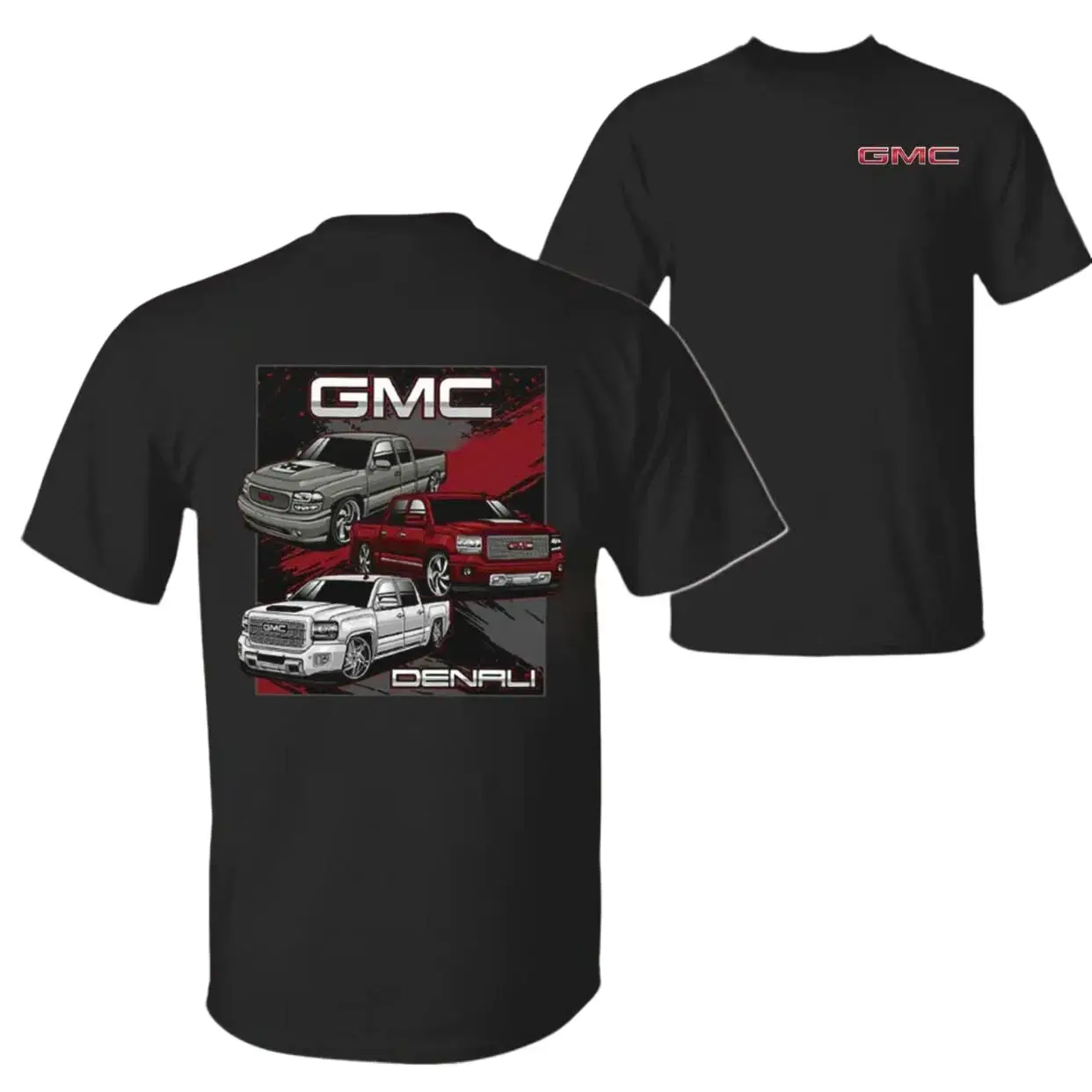 GMC Denali T-Shirt, American Muscle Trucks Tee, Pickup Truck Shirt for Men