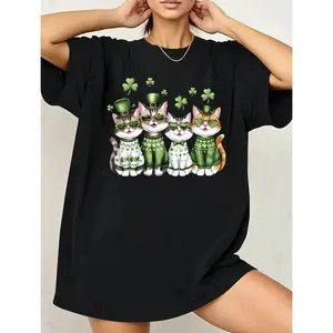 Unisex Soft Cotton Short Sleeve TShirt for St Patrick Day Celebration Parade and Party