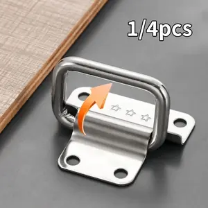 1/4pcs handles, used for toolbox drawer cabinet accessories, furniture drawer handles, folding handles