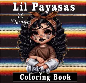 Lil Payasas 20 Image Coloring Book