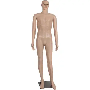 Male Mannequin Torso Dress Form Mannequin Body Sewing Dress Model Mannequin Stand Adjustable Dress Mannequin Clothing Form 73 inch Mannequin Realistic Mannequin Display Head Arm Rotation Metal Base
