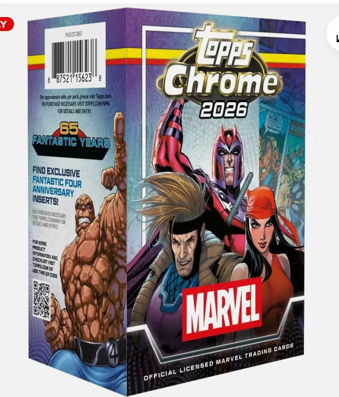 2026 Topps Chrome Marvel Blaster Box