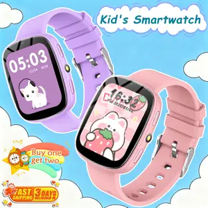 Kids smartwatch, buy one get one free, built-in with 22 educational games, photo and video recording, flashlight, motion tracking, alarm clock, sleep monitoring functions, multiple color options - Children's Day, birthday gifts