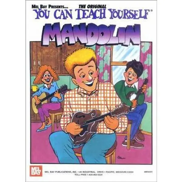 USED - "You Can Teach Yourself Mandolin" Tutorial Book by Dix Bruce (Paperback)