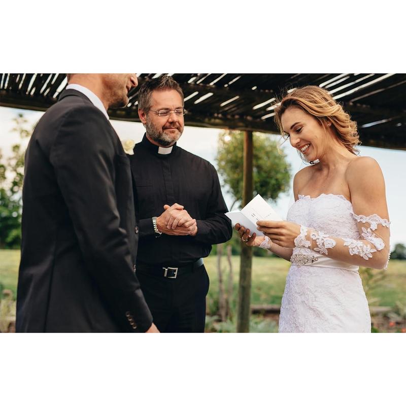 Modern Wedding Vow Books His and Hers - Bride and Wedding Notebook with 28 Pages - 5,9" x 3.9"- Great for Vow Renewal - Bridal Shower Gifts – Booklet - Bonus Time Capsule Love