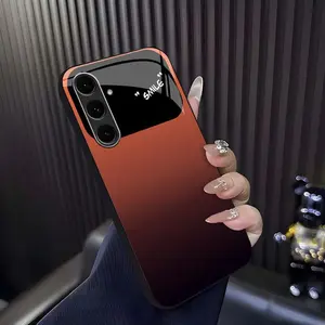 Aesthetic Gradient Phone Case for【Galaxy S24 Fe】, Anti-Scratch Hard Cover with Full Camera Protection 666