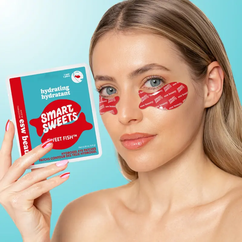 [ESW Beauty x SmartSweets] | Under Eye Patches | Hydrating, Rejuvenating & Firming | Korean Beauty Eye Masks for Tired, Puffy Under Eyes