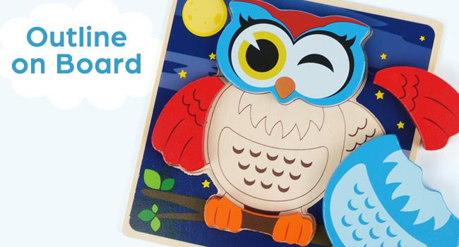 BenBen Wooden Puzzles for Toddlers 1-3, 8 Pack Animal Puzzles for Toddlers 2-4, Montessori Toys for 1 2 3 Year Old Boys Girls, Learning Educational Preschool Toys