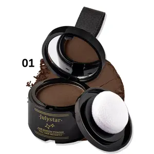 Long Lasting Hairline Powder with Sponge, Natural Multifunctional Makeup Shadow Powder for Eyebrow, Eyeliner, Side Head Shadow, Eyebrow Define Powder