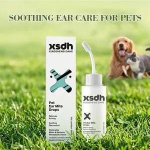 XSDH Pet Ear Cleaner for Itchy & Smelly Ears – Easy-to-Use Ear Drops for Dogs & Cats – Supports Healthy Ear Hygiene & Comfort