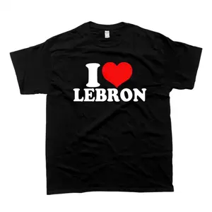 I Love Lebron I Heart Lebron T-Shirt Graphic Top Gif Unisex Streetwear Womenswear Everyday Top Love Tshirt