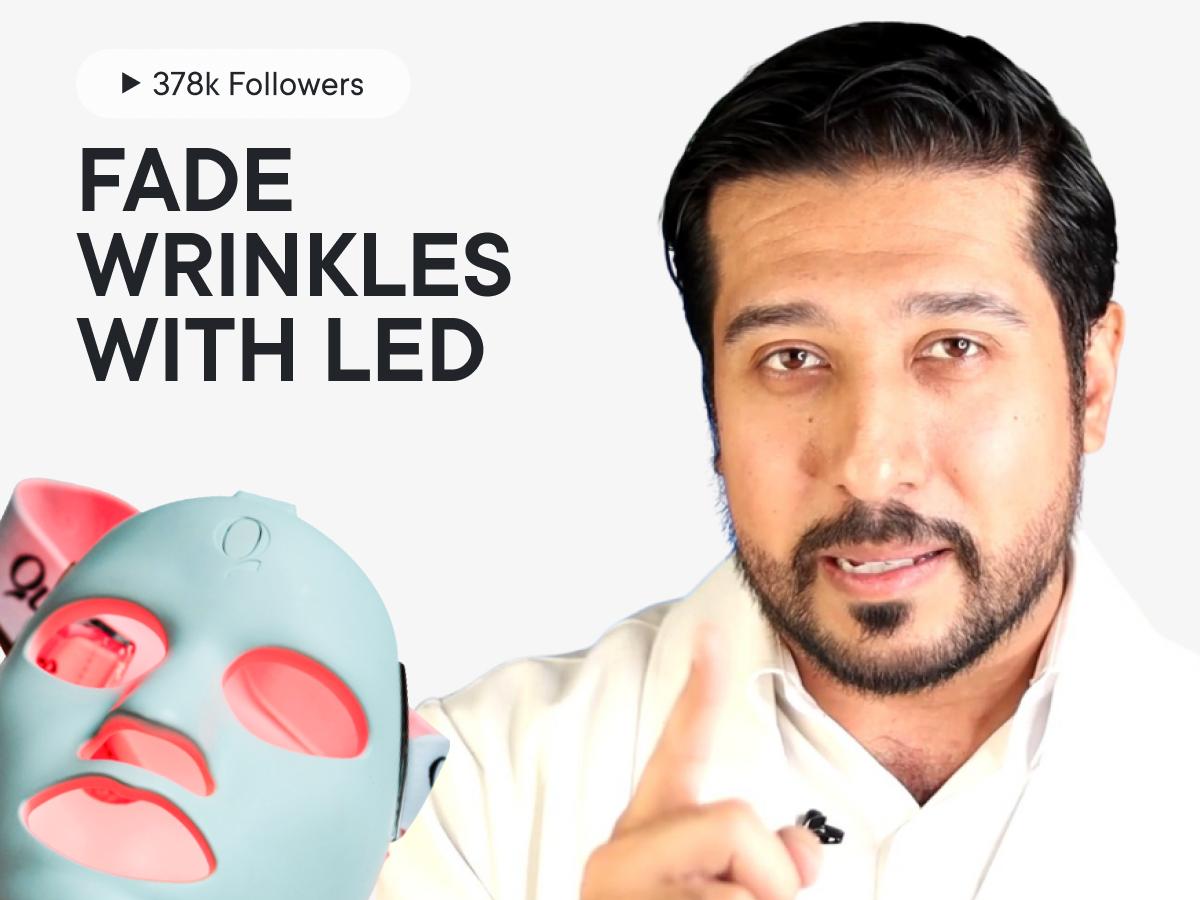 Qure LED Light Therapy Mask for Face - FDA Cleared for Wrinkles & Acne Treatment with 3 Modes, 5 Facial Areas & 5 Lights: Red, Deep-Red, Blue, Amber & Infrared, 3-Min Daily, Eye-Protection, Smart App Qure LED Light Therapy Mask for Face - FDA Cleared for Wrinkles & Acne Treatment with 3 Modes, 5 Facial Areas & 5 Lights: Red, Deep-Red, Blue, Amber & Infrared, 3-Min Daily, Eye-Protection, Smart App