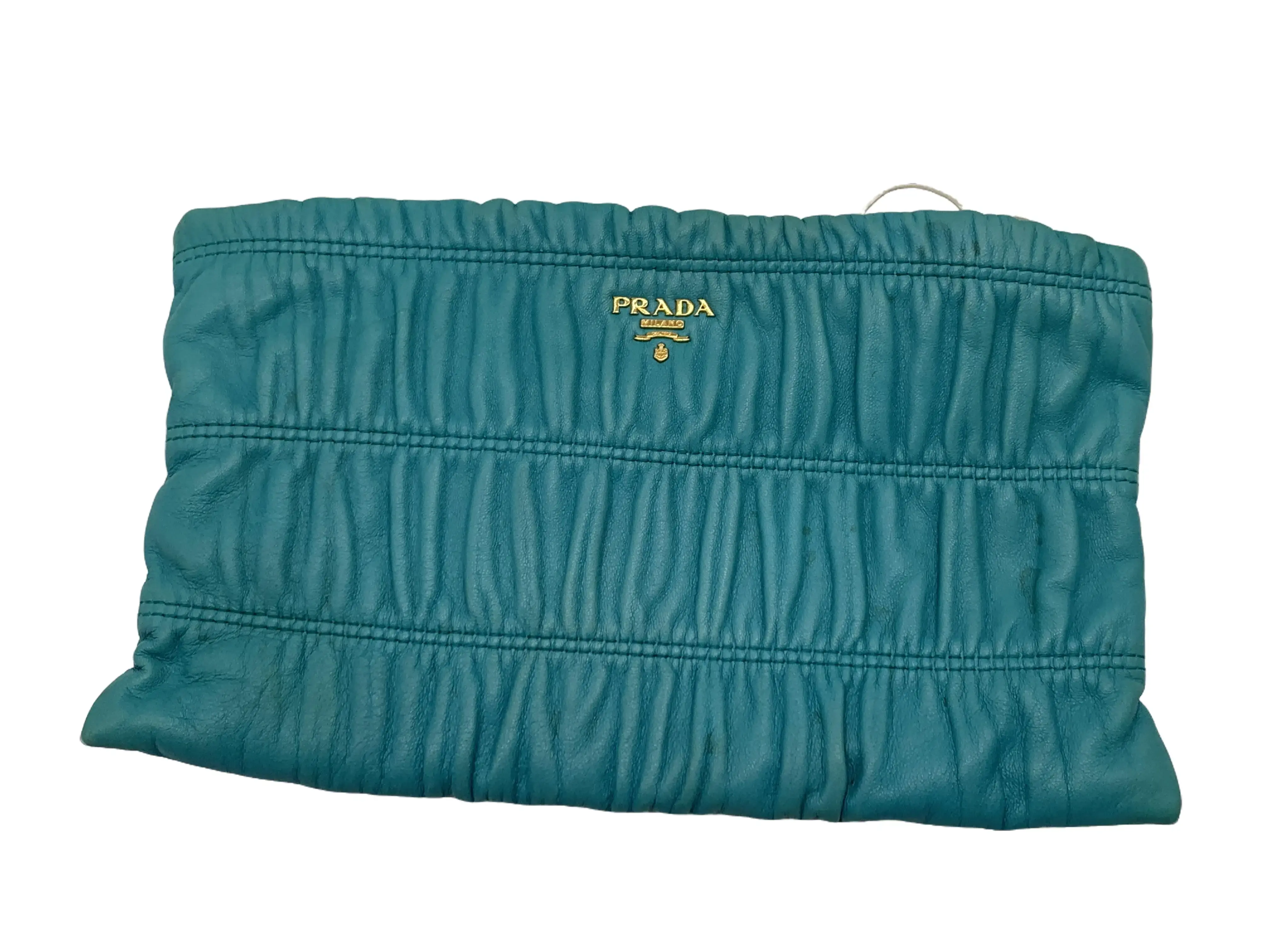 Pre-owned PRADA Ruched Clutch Bag/wj07817009/7009