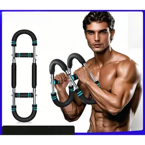 Multifunctional U-Shaped Arm Exerciser Adjustable Chest Muscle Exercise Artifact Home Arm Exerciser Indoor Wrist Fitness Equipment