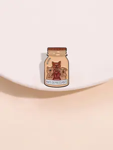 Cute Dog Design Brooch, Fashion Alloy Badge for Daily Clothing Decor, Trendy All-match & Exquisite Brooch for Birthday Gift, Fashion Accessory