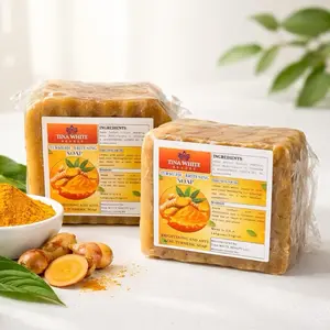 Tina White Bella Turmeric Soap for Deep Cleansing Eliminating Sebum Sweat Pollution & Dead Skin