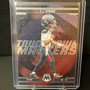 Touchdown Masters C J Stroud Texans Trading Card OB 77 Collectible Sports Memorabilia Official NFL Trading Card panini raw single