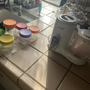 Grownsy Baby Food Maker with Steam Basket, Auto Cooking Grinding & Sterilization for Healthy Homemade Baby Food, BPA-Free