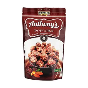 Dear-Natura Japanese Chocolate Almond Popcorn Snack 45g - Crispy Sweet Treat