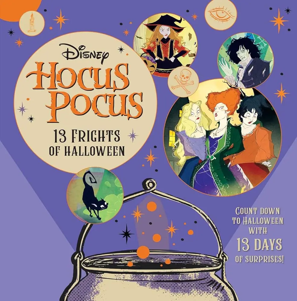 Hocus Pocus: 13 Frights of Halloween Themed Book - Mini Books, Decorations, Themed Recipe Cards, Surprises, Mementos for Halloween Literature Enthusiasts, Classic Film, Sanderson Sisters, Halloween Decorations