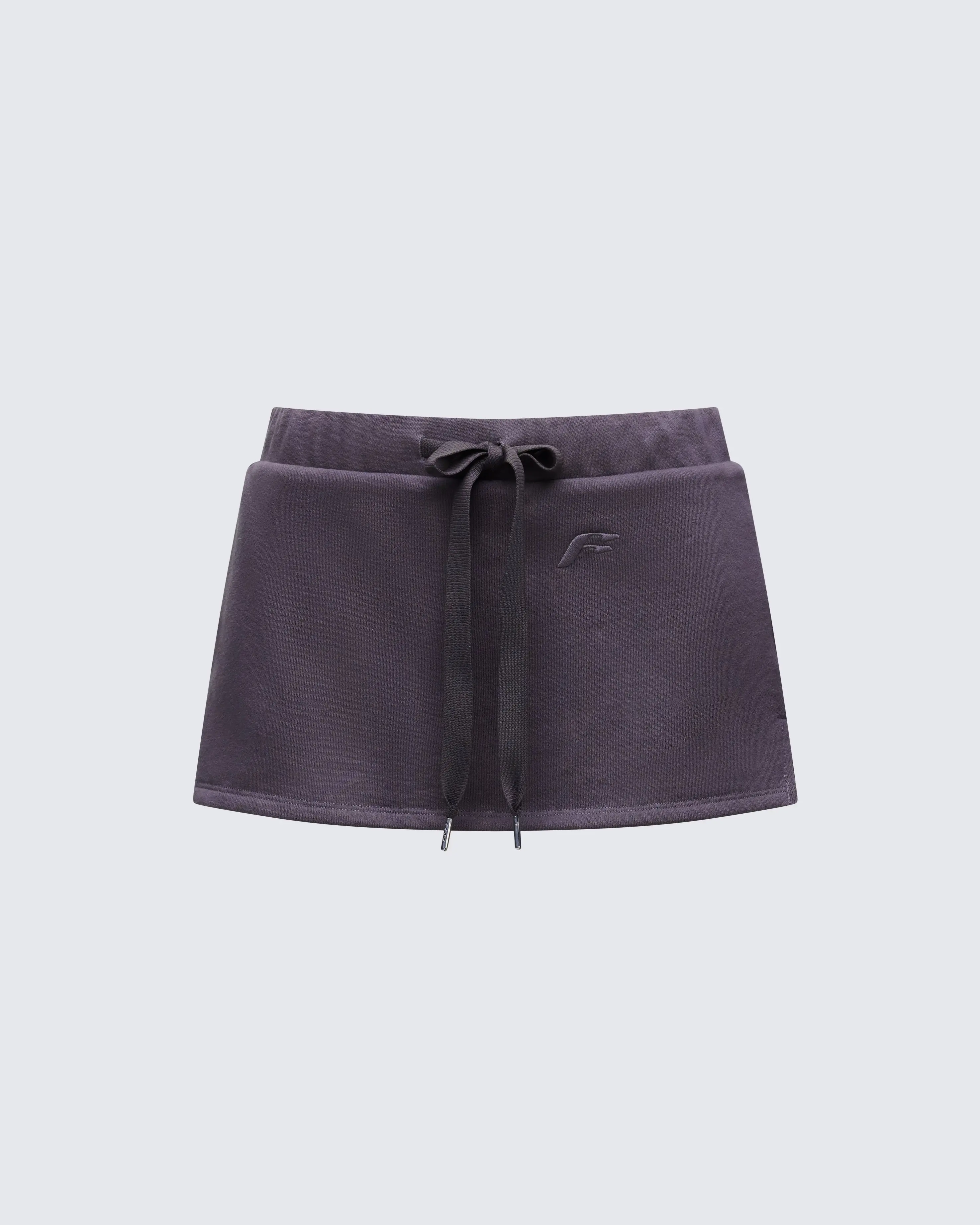 Mio Grey Toggled Sweat Skort