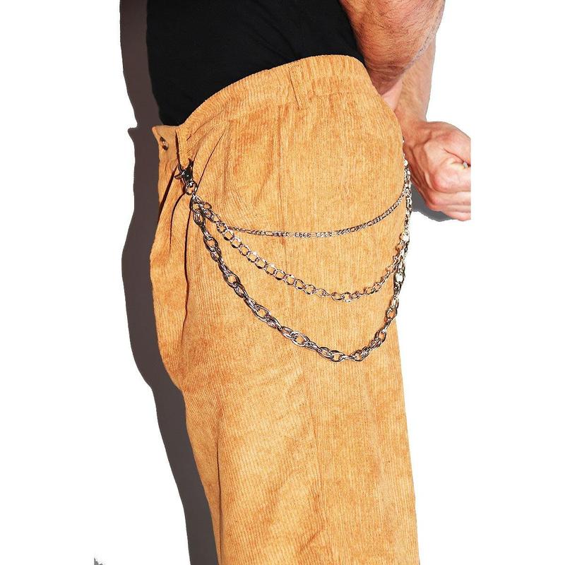 Blitzen Crop Corduroy Pants-Tan