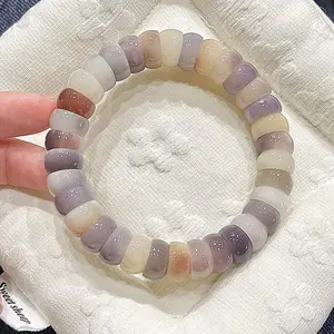 Women's Personalized Bodhi Bracelet Unique Bowl shaped Beads Handmade Natural Wood Beads Anxiety Relieving Spiritual Gift Seed Tip Stress Relieving Jewelry High Aesthetic Bracelet Especially Suitable for ADHD Meditation Mindfulness(Sheets)